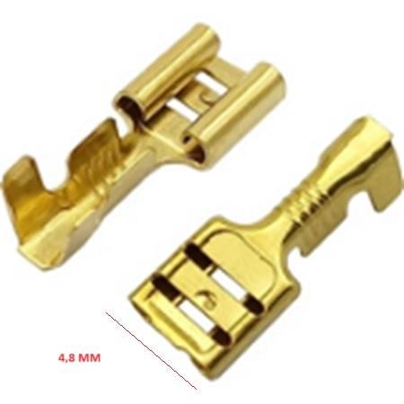 TERMİNAL SARI DİŞİ SOKET KÜÇÜK (KUTU :500 LÜ)