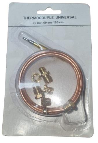 TERMOKUPUL SONSUZ DİŞLİ M6*1 ÜNİVERSAL TAKIM 90 CM