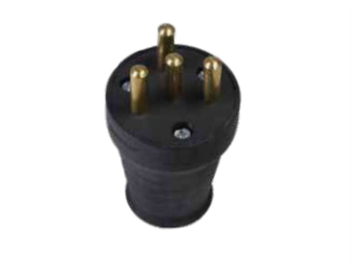 TRİFAZE KAUÇUK ERKEK FİŞ 3X25A M-TF