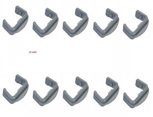 ARÇELİK-BEKO BULAŞIK MAK. ÜST SEPET RAY KAPAK ARKA GRİ (1887460100) (10 ADET)