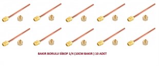 BAKIR BORULU SİBOP 1/4 (10CM BAKIR ) 10 ADET