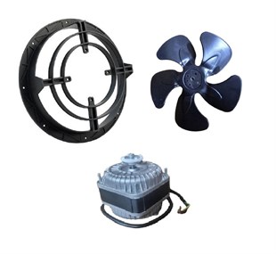 FAN ÇEMBERLİ PLASTİK 20CM 50W 220V (SİYAH)