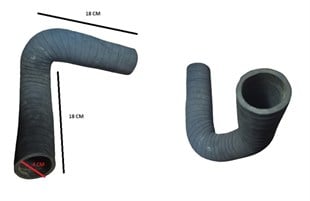 KROMLÜKS BYM POMPA KAZAN DİRSEKLİ HORTUM (SOL) 180*180X40MM