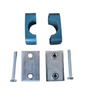 ÖZTİ BYM KELEPCE Q25MM POLİPROPİLEN (HİDR.BORU İÇİN-M6*45 CIVATA DAHİL) ÇİFT LAMALI (6262.00058.07)