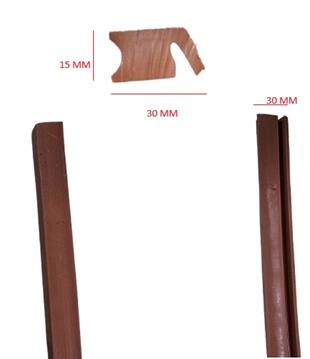 SİLİKONLU KAPAK LASTİĞİ 30*30*15MM (KAHVERENGİ)