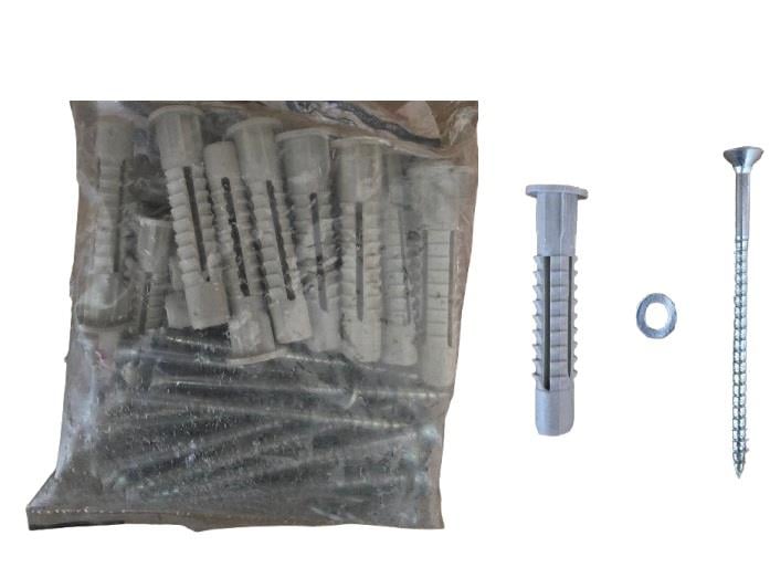 10MM ROKET PAKET 20 Lİ DÜBEL TAKIM GRİ 