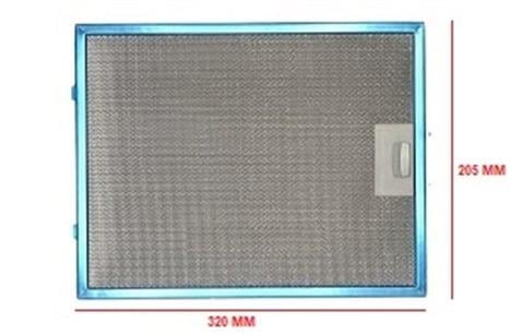 ALÜMİNYUM ASPİRATÖR FİLTRE 205X320 MM