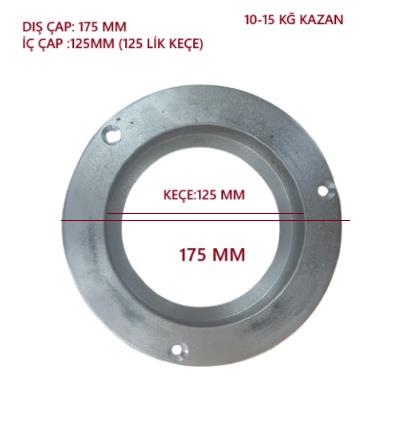 ALÜMİNYUM DÖKÜM KEÇE YATAĞI 175*125 MM (10-15 KĞ KAZAN 125 LİK)