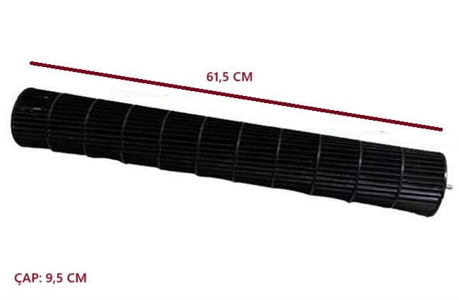 ARÇELİK KLİMA CROSS FAN 9000-12000BTU (5401277401) 61,5CM