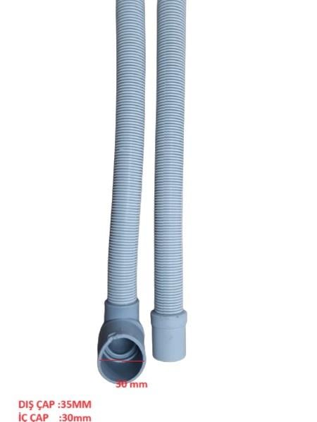 BYM DİRSEKLİ TAHLİYE HORTUMU MAKSAN-FAĞOR BARDAK YIKAMA (35*30 MM) 250 CM