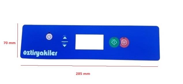 BYM ÖZTİRYAKİLER LOGOLU 1080 TBK DİJİTAL EKRAN ETİKETİ (285*70)