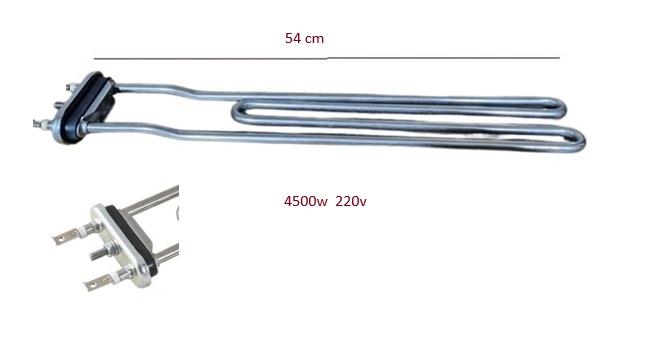ÇAMAŞIR YIKAMA MAKİNESİ REZİSTANSI EĞİK 4500W 54CM