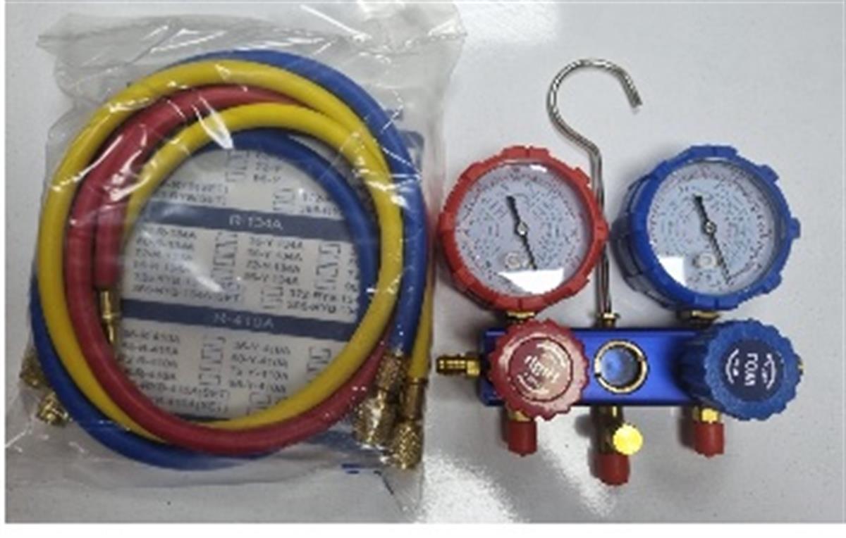CH BM2-8G 2Lİ MANİFOLD AVR.TİPİ (R22-R134-R404-R410) HORTUMLU