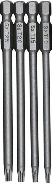 CH-CT-TORX BITS SET 150MM T10-T15-T20-T25