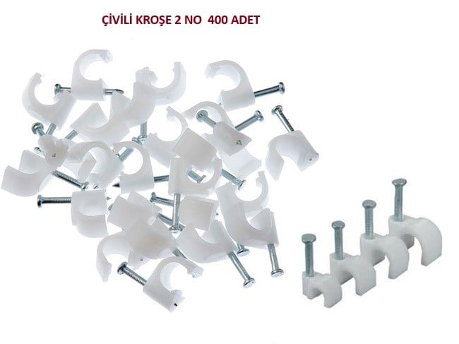 ÇİVİLİ KROŞE 2 NO (100 LÜ PAKET) (4 ADET)