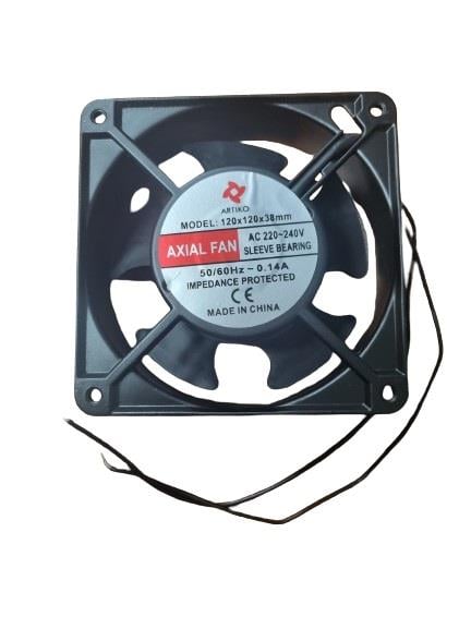 FAN KARE 120X120X38 220V 0,14A