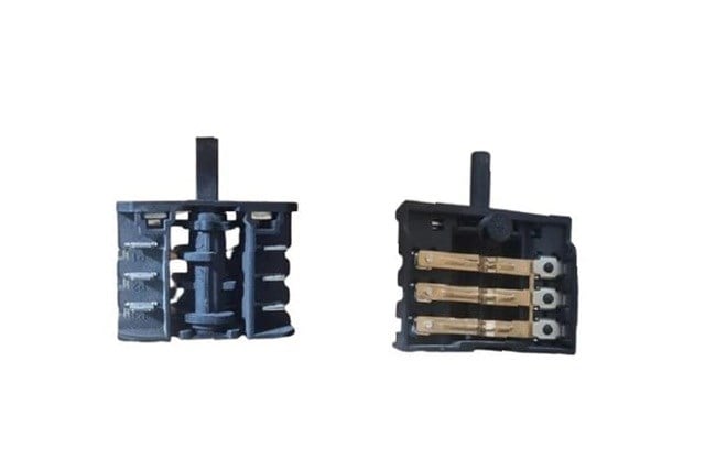FIRIN KOMUTATÖR 4 KONUM ÇEVİRMELİ ANAHTAR 3+3 (16A 220V)