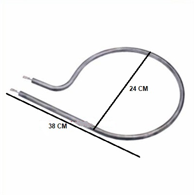 FIRIN REZİSTANS ARMUT 650W ÇAP:24,5CM 10MM 220V SOKETLİ