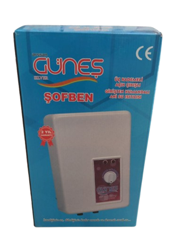 GÜNEŞ SILVER BANYO ŞOFBENİ ÜÇ KADEMELİ 7000W