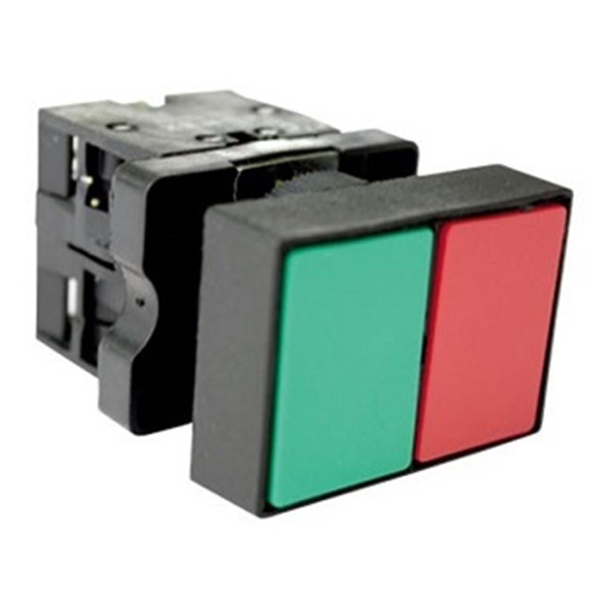 İKİZ BUTON - KIRMIZI/YEŞİL 1NO/1NC (XKB-İB-YK-11)