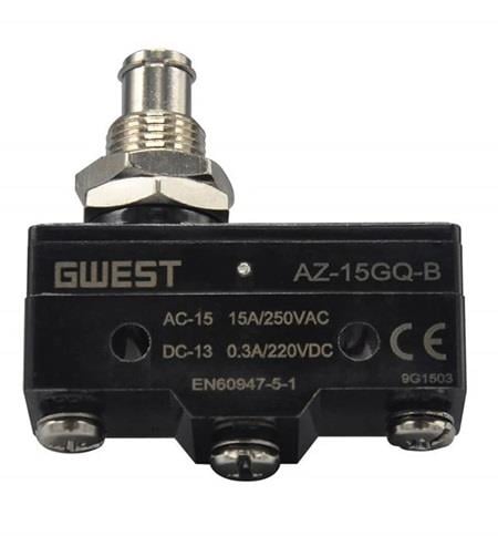 KALIN KISA METAL PİMLİ SWITCH 15A 1NO+1NC AZ-15GQ-B