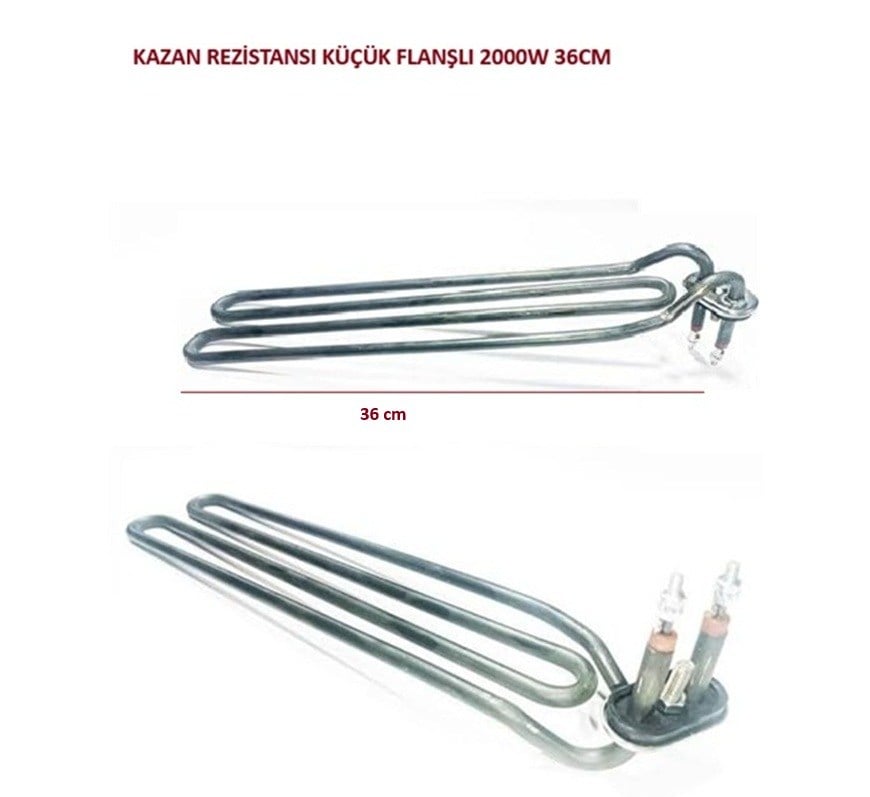 KAZAN REZİSTANSI KÜÇÜK FLANŞLI 2000W 36CM
