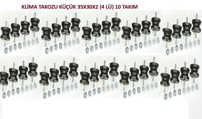 KLİMA TAKOZU KÜÇÜK 35X30X2 (4 LÜ) 10 TAKIM
