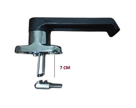 KONVEKSİYONEL FIRIN KAPAK KOLU ÇİFT KADEME 7CM DİL (KROM)