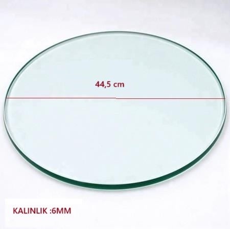 Q:44,5 KURUTMA KAPAK CAM DAMPERLİ 6MM 