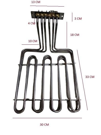 REZİSTANS FRİTÖZ 10000W 30*33CM 8,5MM 380V