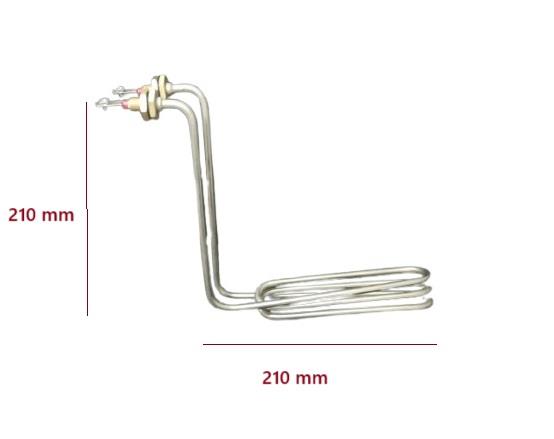 REZİSTANS FRİTÖZ ÜST ÜSTE BÜKÜMLÜ SOKET 1750W 220V L:21 CM (R4004)