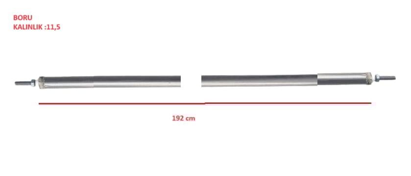 REZİSTANS SİLİNDİR ÜTÜ 1500W 192 CM DÜZ REKORSUZ (600/2000)