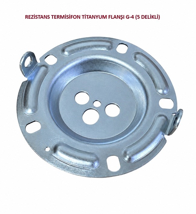 REZİSTANS TERMİSİFON TİTANYUM FLANŞI G-4 (5 DELİKLİ)