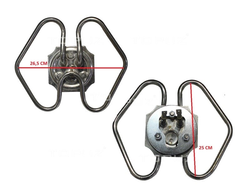 SEMAVER REZİSTANSI KELEBEK 2200W  6,5 MM CR-Nİ