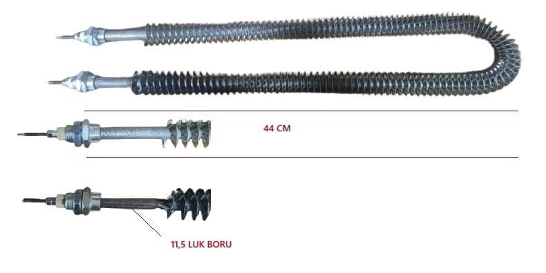 SERPANTİN REZİSTANS U TİPİ 46CM Q:11,5