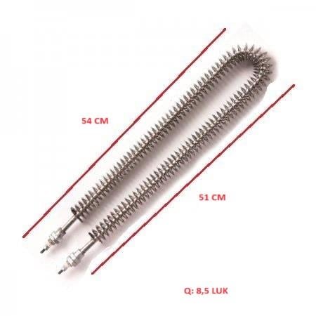 SERPANTİN REZİSTANS U TİPİ 54,5 CM Q:8,5