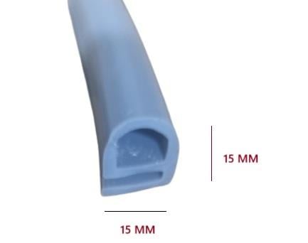 SİLİKONLU FIRIN CONTASI E TİPİ 15MM (GRİ)