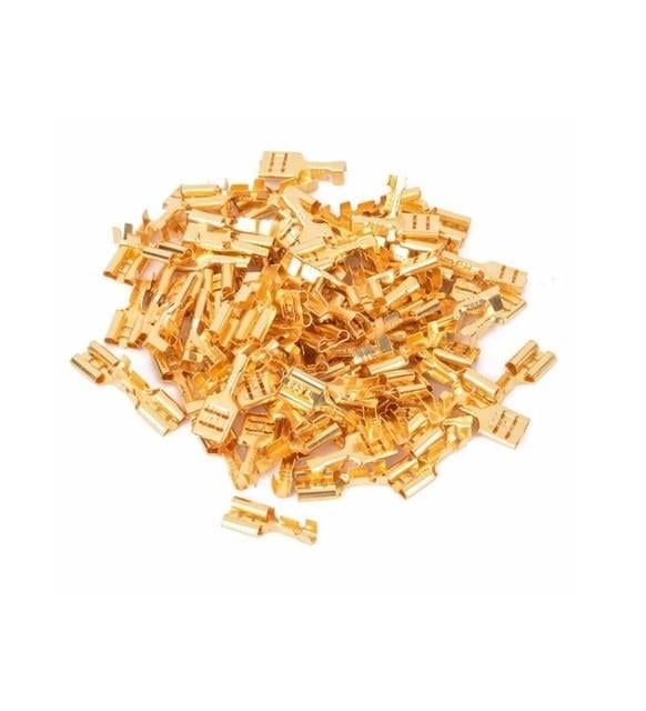 TERMİNAL SOKET DİŞİ 6,3 MM SARI (500 LÜ)