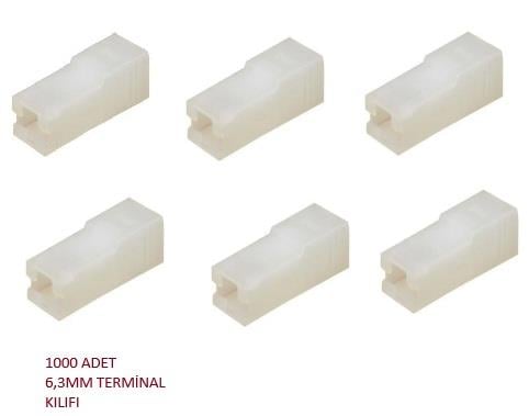 TERMİNAL SOKET KILIFI PLASTİK 6,3MM (1000 Lİ)