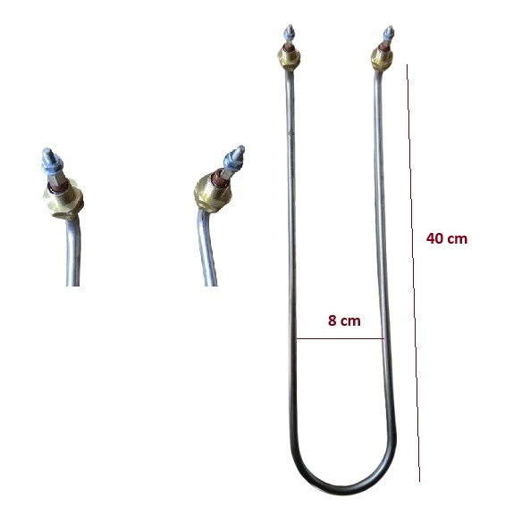 U TİPİ KIVRIK 1000W 40CM BENMARİ REZİSTANSI  (R1073)