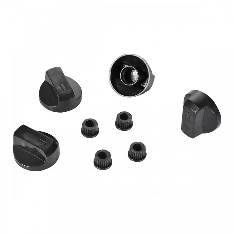 UNİVERSAL OCAK FIRIN DÜĞME GENİŞ YUVALI - SİYAH