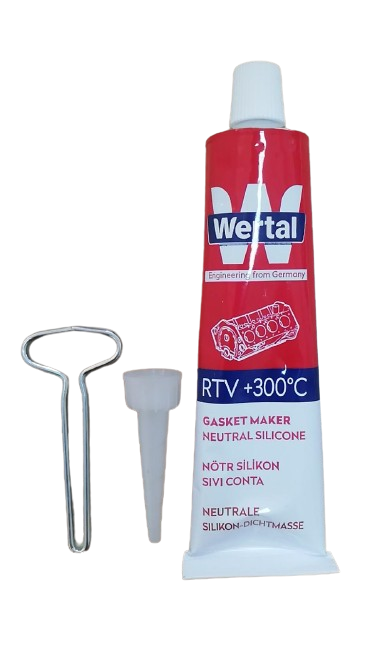 WERTAL SİYAH NÖTR SİLİKON SIVI CONTA-80ML