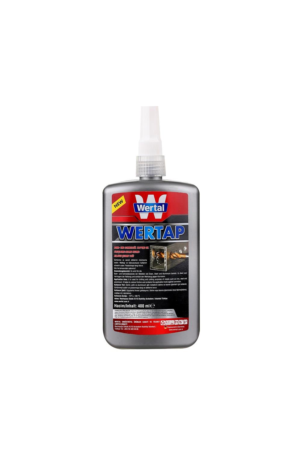 WERTAL WERTAP DİŞ AÇMA/KILAVUZ YAĞI-400ML