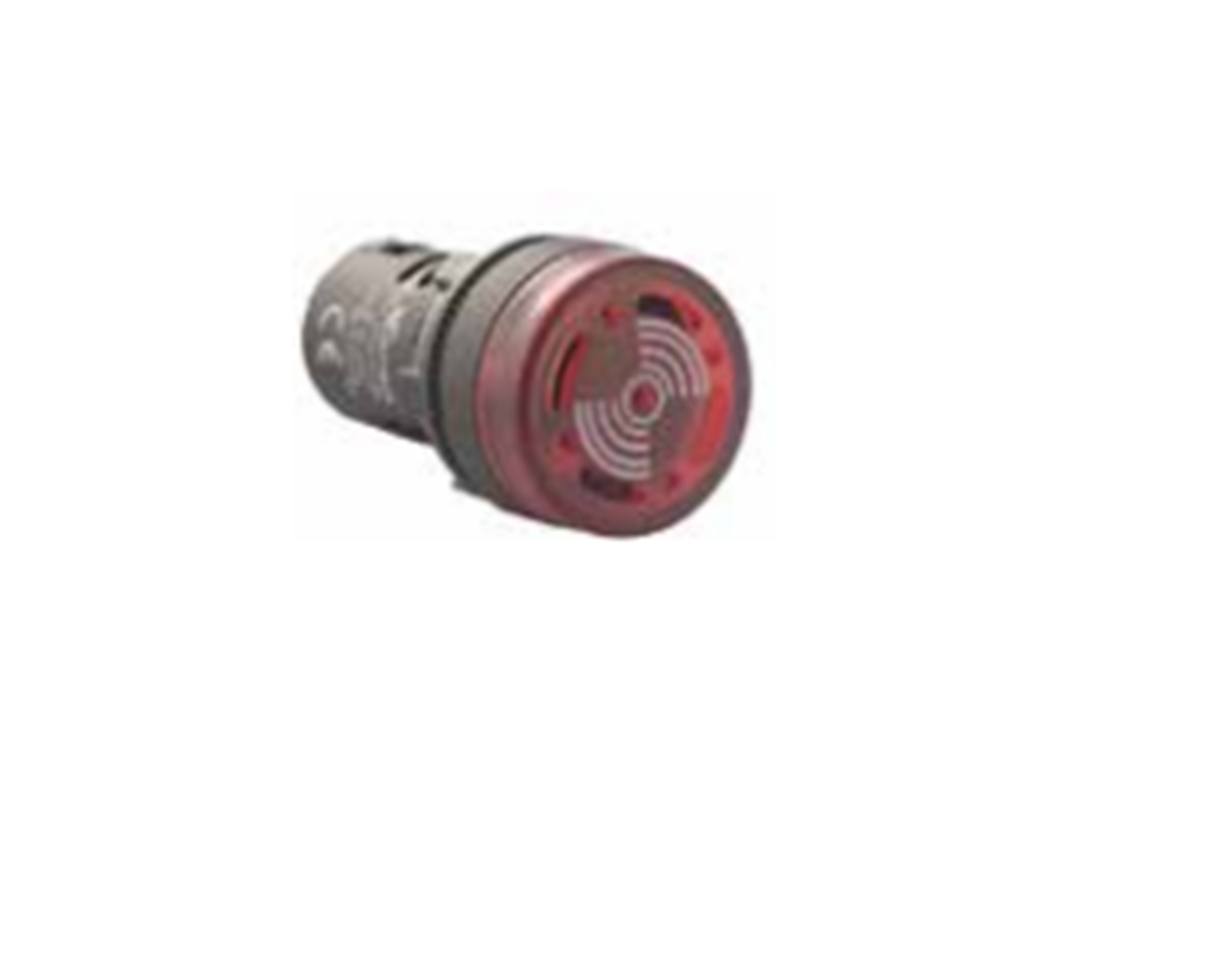 XBZ-22K 22MM 220V AC/DC LEDLİ KIRMIZI SESLİ PLAŞÖRLÜ BUZZER