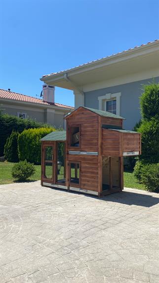 Tavuk, Tavşan Kümesi, Kulübesi 150x70x130cm