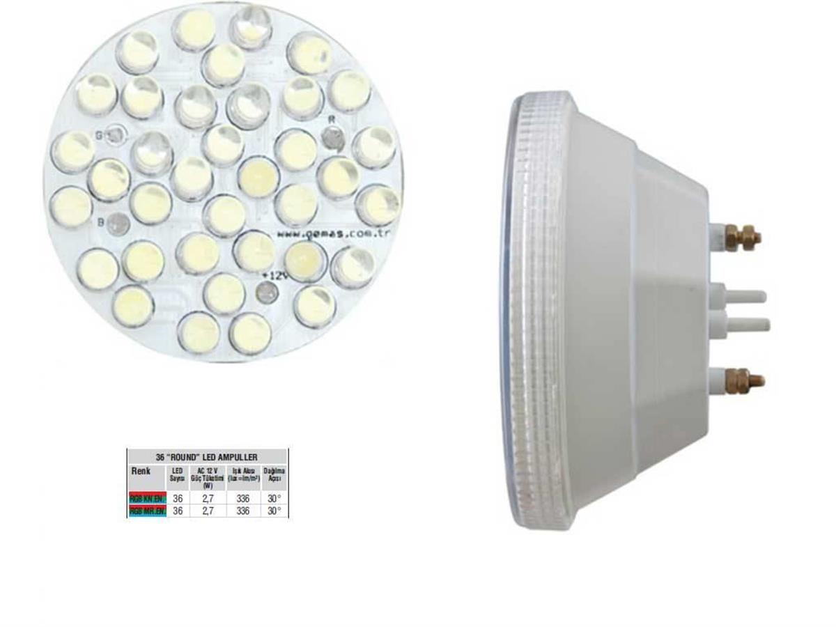 Gemaş Mini Led 36 SMD Mavi