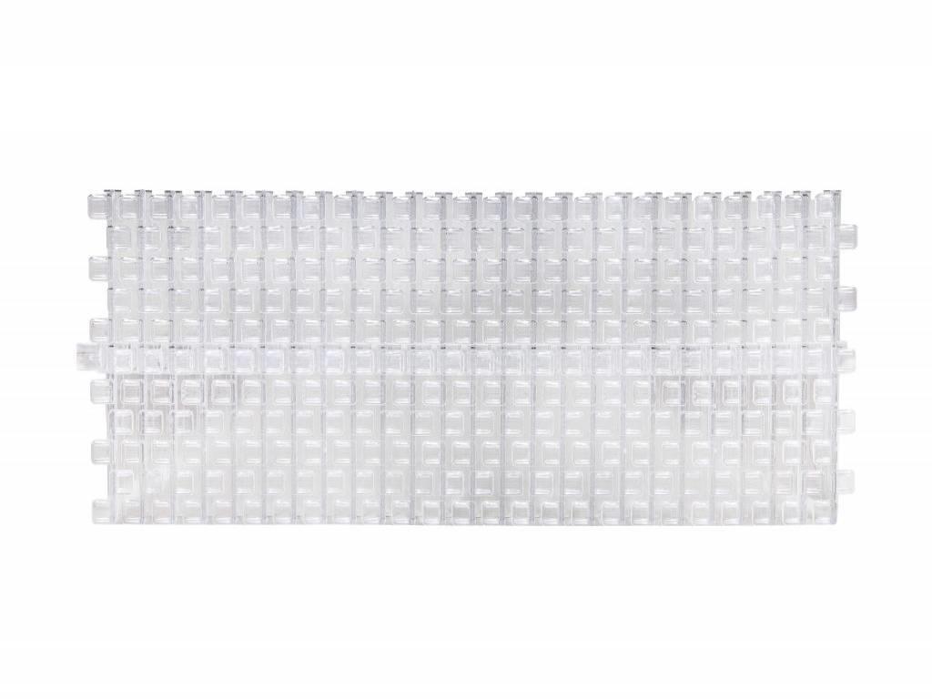  Gemaş Havuz Taşma Izgara Şeffaf  Kare 20 cm