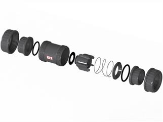 GEMAŞ PVC Yaylı Çekvalf 50 mm