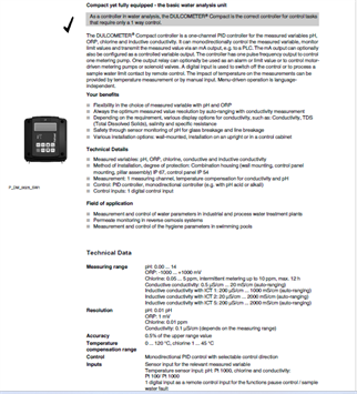 Dulcometer DCCAW006L30010EN