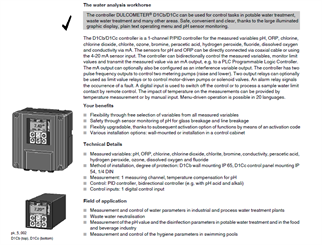 Prominent D1Cb Panel Mounted for Amperometric Sensors 